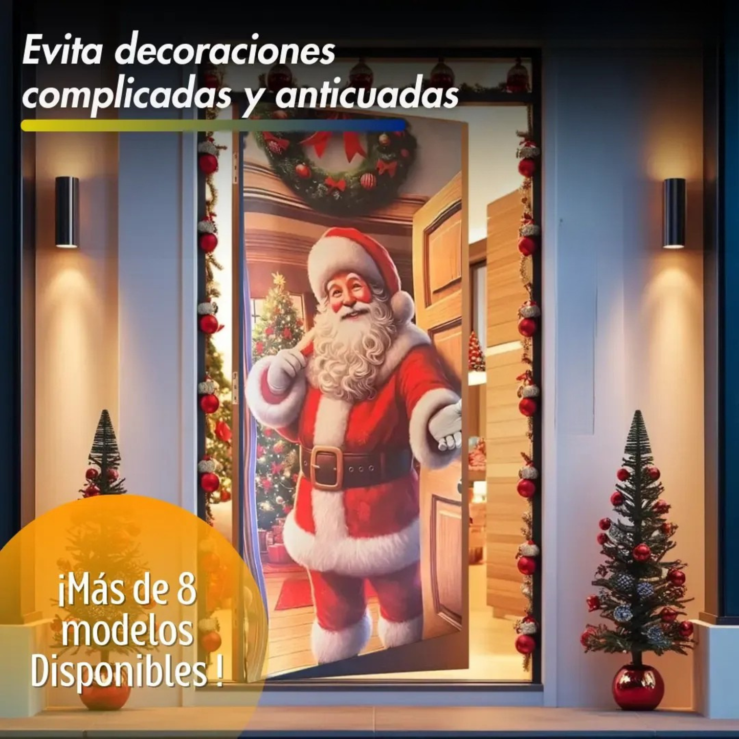 Paga 1 y Lleva 2 Fundas para puertas Magic Navidad +Recetario Navideño REGALO TKT