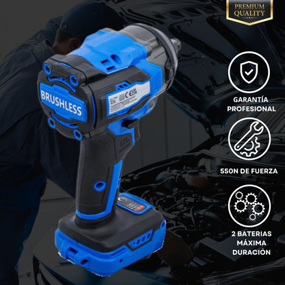 Pistola Percutor de Impacto a Batería [550NM] | Doble Batería