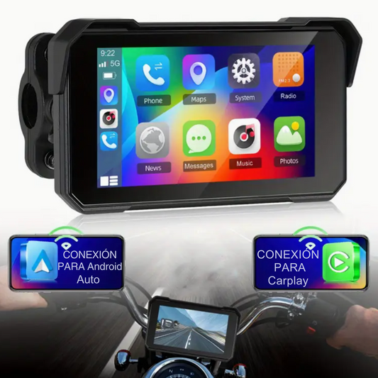 Radio Pantalla Para Motocicleta | Android & CarPlay