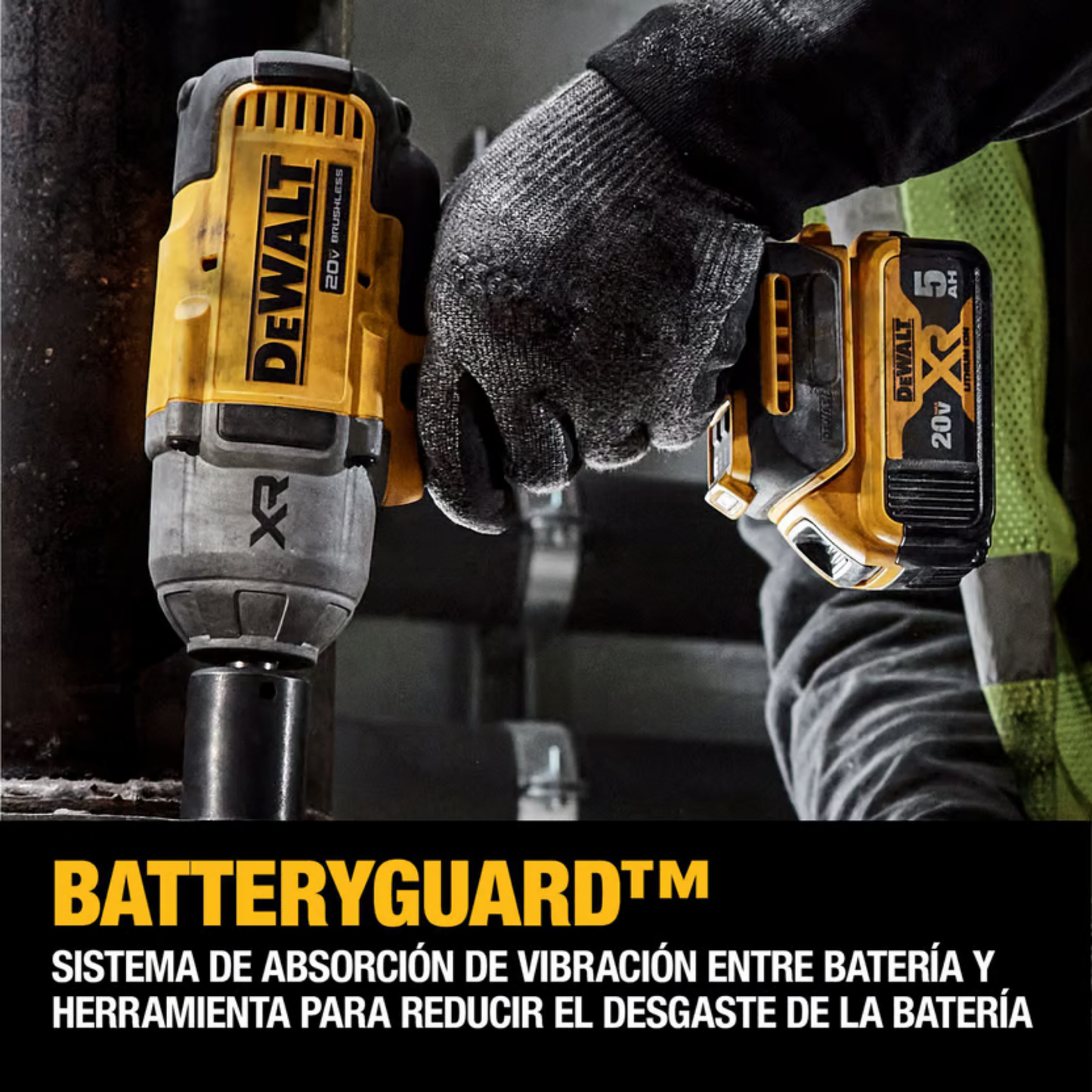 Pistola Neumática de Impacto Dewalt™️ [550Nm] a Batería