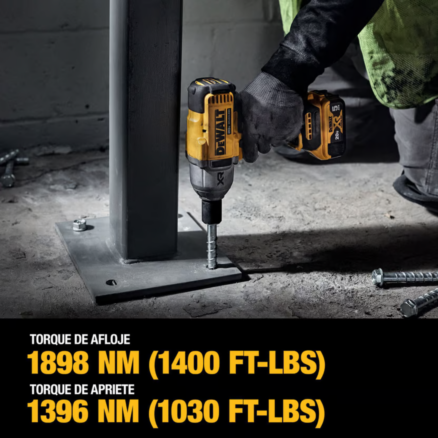 Pistola Neumática de Impacto Dewalt™️ [550Nm] a Batería