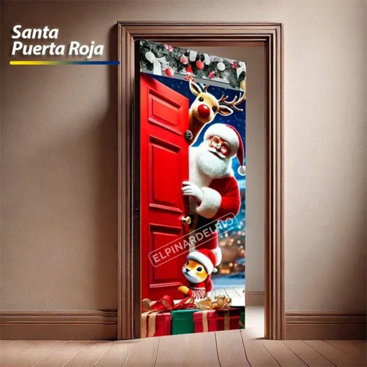 Paga 1 y Lleva 2 Fundas para puertas Magic Navidad +Recetario Navideño REGALO TKT