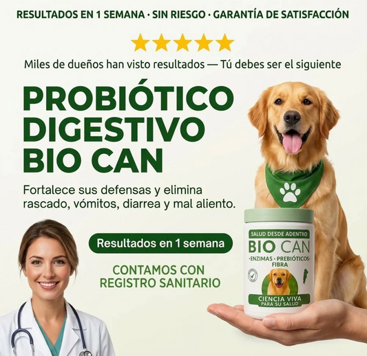 BIOCAN - Probiótico para Perros 🐶 + EBOOK DE REGALO