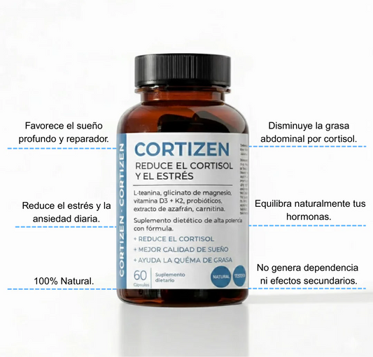 CORTIZENN | Tu aliado natural contra el insomnio y el exceso de cortisol