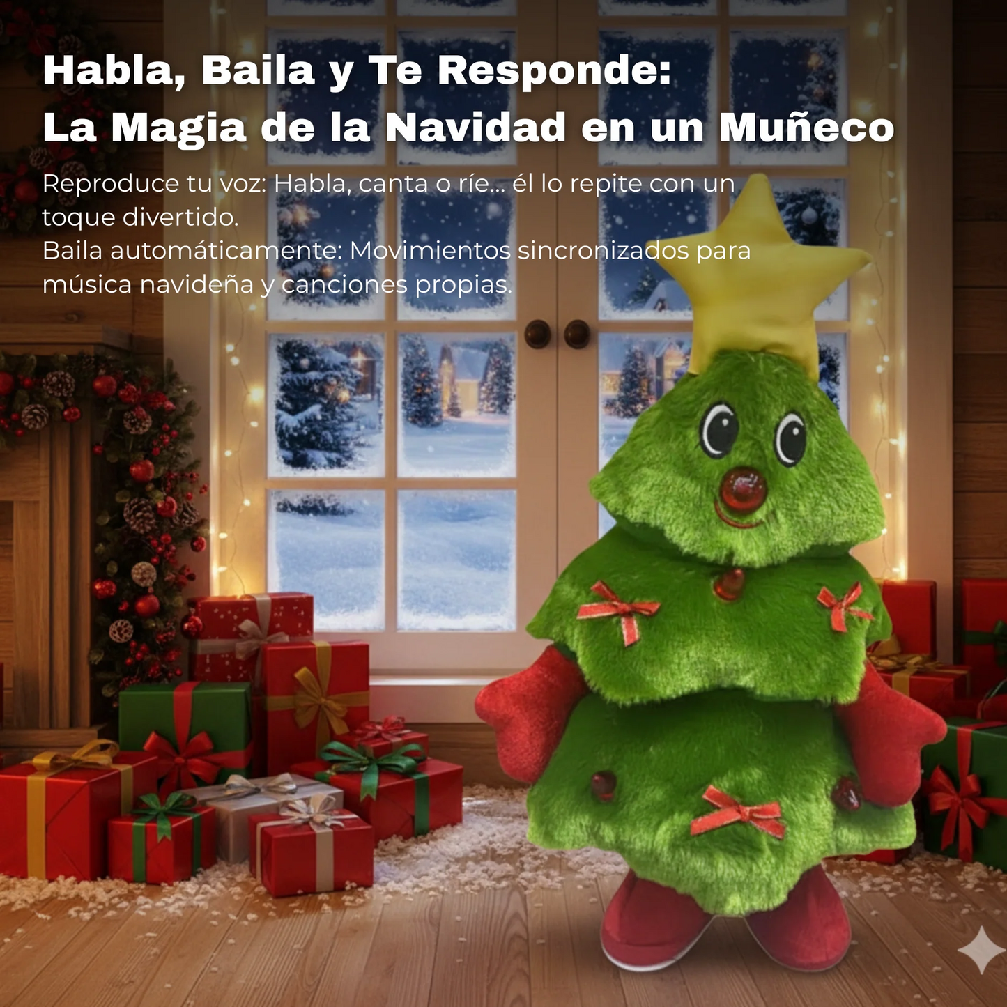 Muñeco Navideño | Baila y Reproduce tu Voz